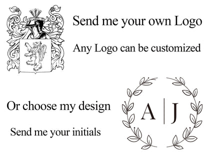 Custom logo wax seal stamp kit for wedding , Personalized initial wax seal stamp kit , Wedding wax seal stamp custom , Wax stamp custom