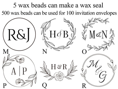 Custom wax seal stamp kit for wedding /gift , Personalized wax seal stamp kit for wedding , Custom wax stamp kit , Wax seal kit for gift