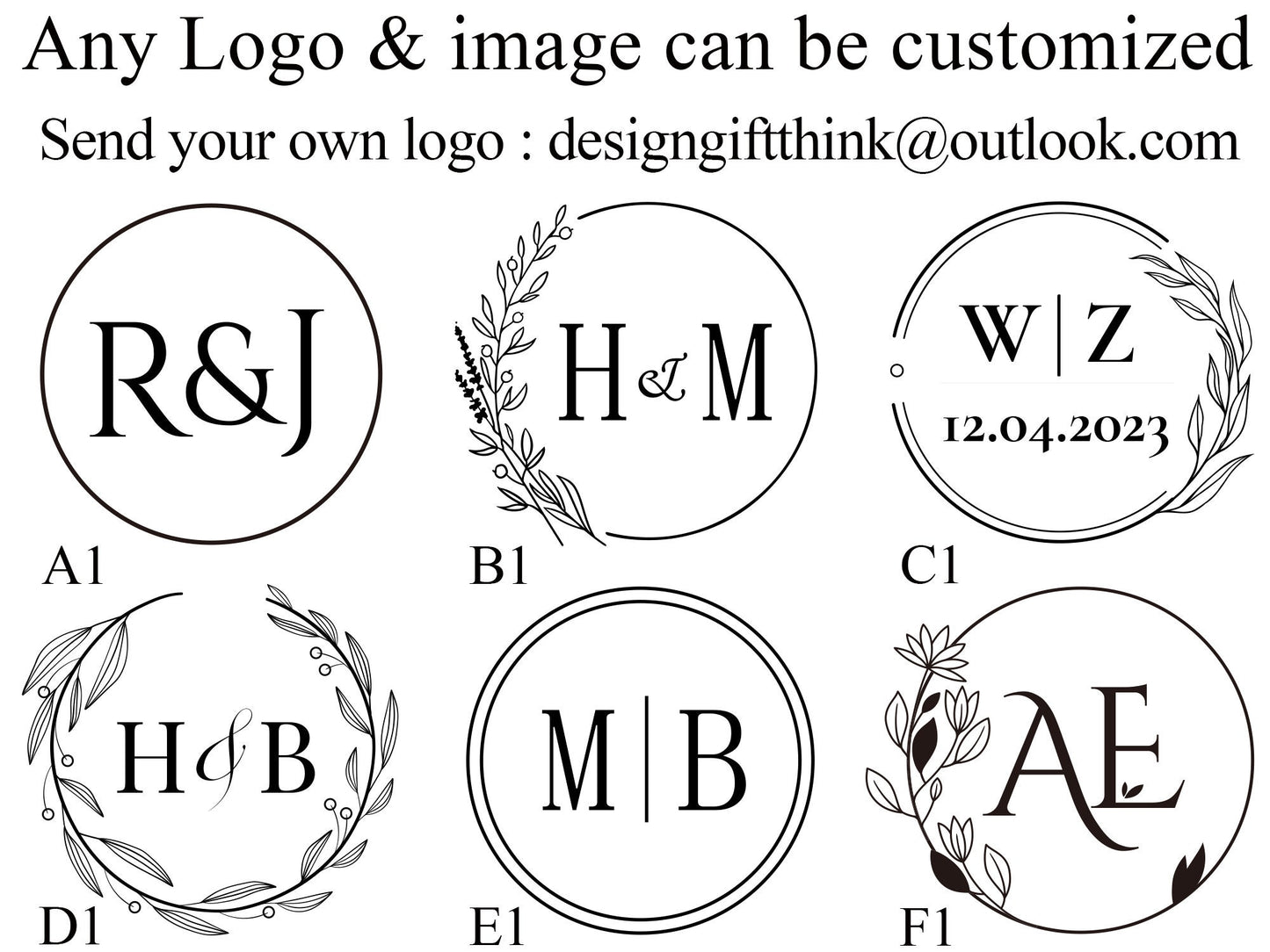 Custom logo wax seal stamp kit for wedding , Personalized initial wax seal stamp kit , Wedding wax seal stamp custom , Wax stamp custom
