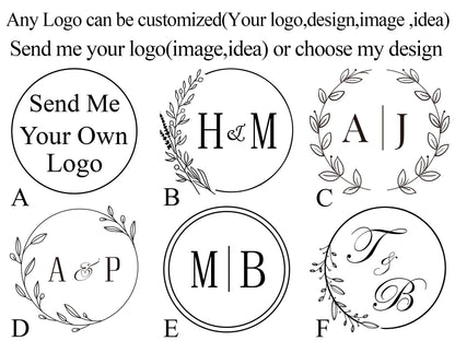 Personalized wax seal stamp for wedding invitation , Monogram wax seal stamp kit , Custom wedding wax seal stamp kit , Wax stamp custom