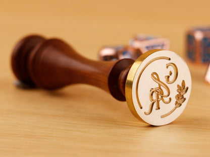 Custom wax seal stamp for wedding /gift , Wax stamp seal , Personalized wax seal stamp kit for wedding , Wax seal kit for wedding