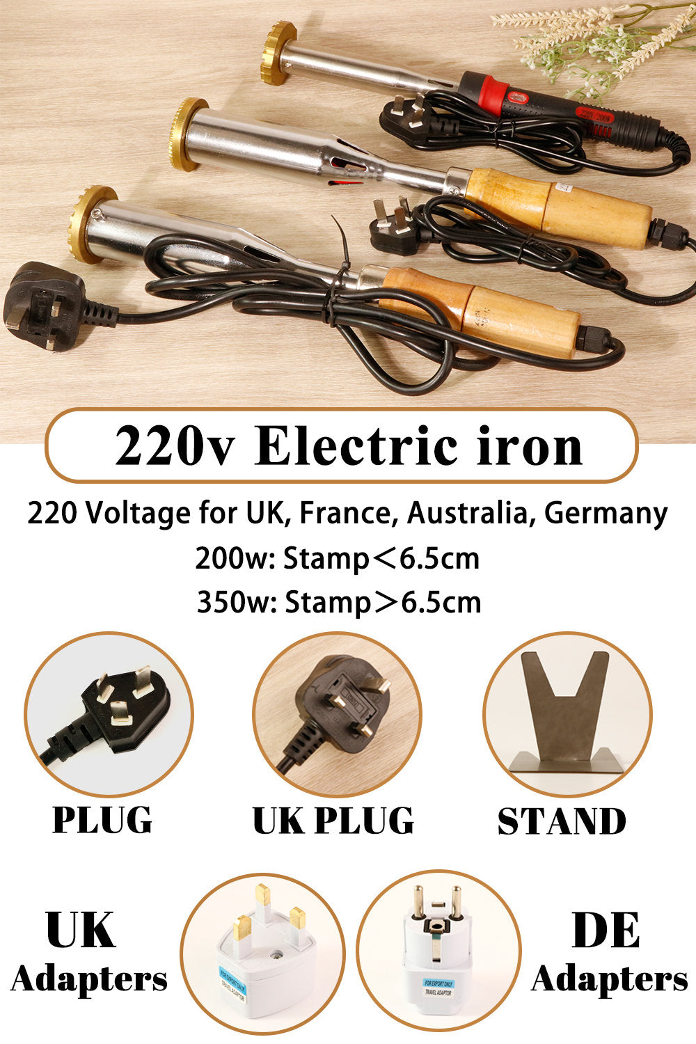 Custom Food Stamp Food Branding Iron, Personalized stamp, Cake logo, Bread logo, Custom wood food cake iron bread hot stamp logo