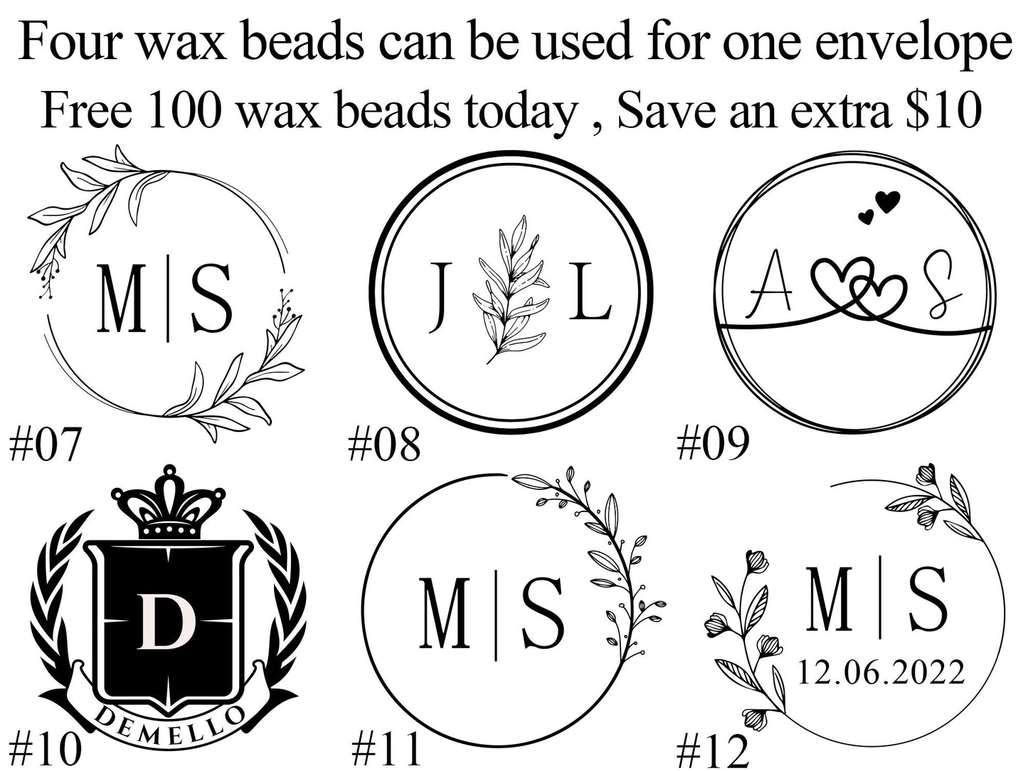 Add more wax beads to your order, Add a stove, Add a nice spoon, Sell wax seal kits separately