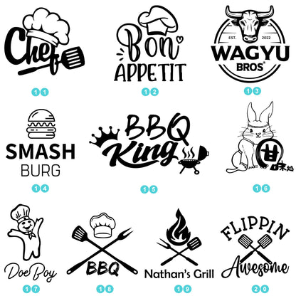 Personalized burger branding iron - Custom electric branding iron - Personalized branding iron for food - Cake logo - Bread Burger logo