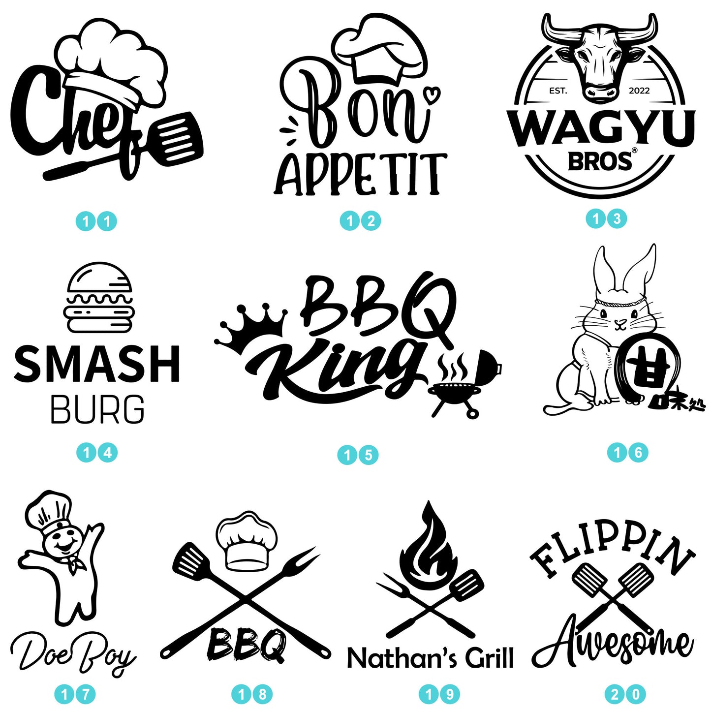 Custom Food Stamp Food Branding Iron, Personalized stamp, Cake logo, Bread logo, Custom wood food cake iron bread hot stamp logo