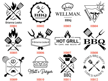 Custom Food Stamp Food Branding Iron, Personalized stamp, Cake logo, Bread logo, Custom wood food cake iron bread hot stamp logo