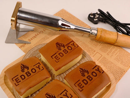 Custom Food Stamp Food Branding Iron, Personalized stamp, Cake logo, Bread logo, Custom wood food cake iron bread hot stamp logo
