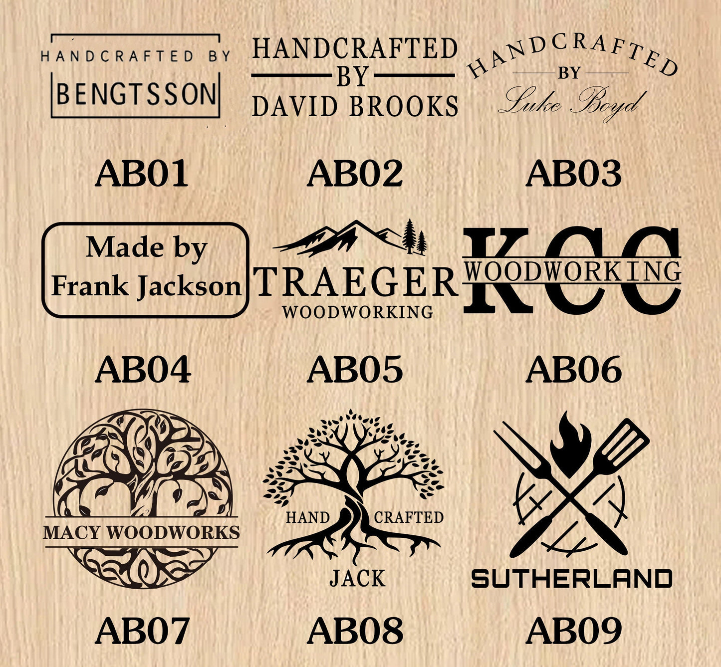 Electric Branding Iron for Wood - Custom Metal Stamp for Woodworking, DIY Projects & Crafts, Personalized Wood Burning Branding Tool