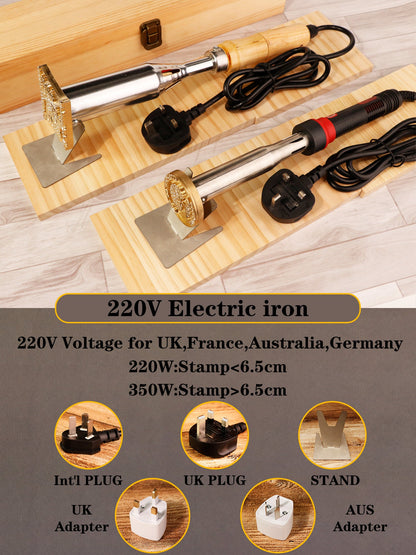 Custom Logo Branding Iron for Wood, Wood Burning Stamp, Electric Iron, Gift for Woodworkers, Wood Branding Iron Electric