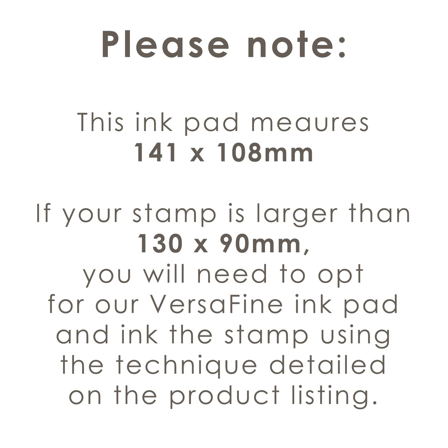 Extra Large Powder Blue Ink Pad for Rubber Stamping, Crafting, and Scrapbooking Projects