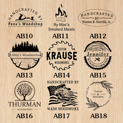Custom Woodworking Branding Iron Personalized Wood branding stamp for Woodworker , Electric Wood Burning Stamp Gift For Christmas
