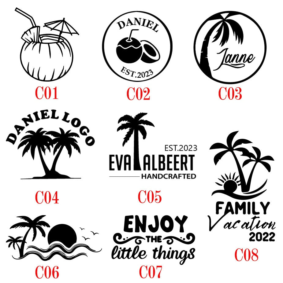 Electric Branding Iron for Coconut - Coconut Branding Stamp -Personalized Stamps for Coconut -  Wood Brand On Coconut - Custom Branding Iron