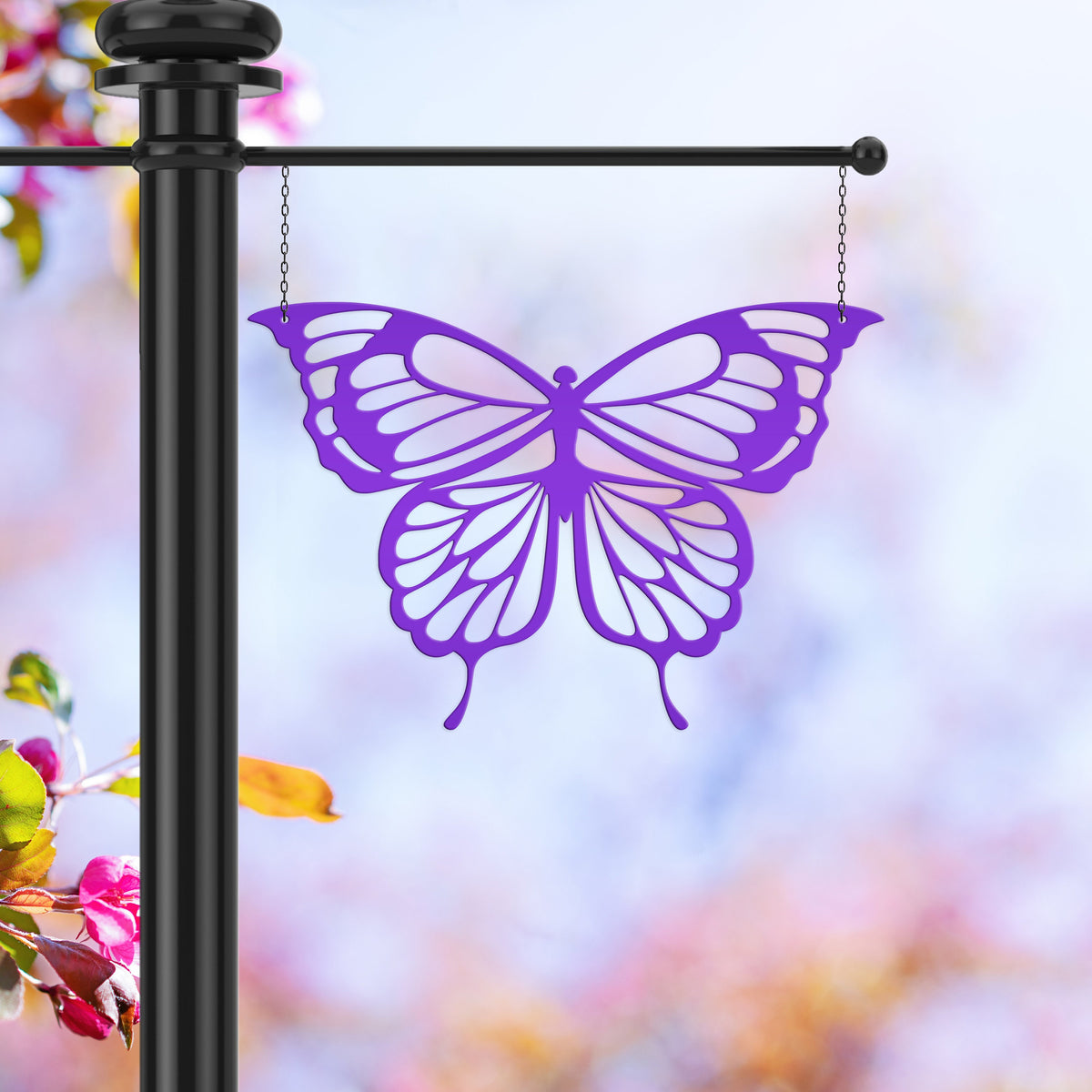 Butterfly Metal Home Décor Wall Sign