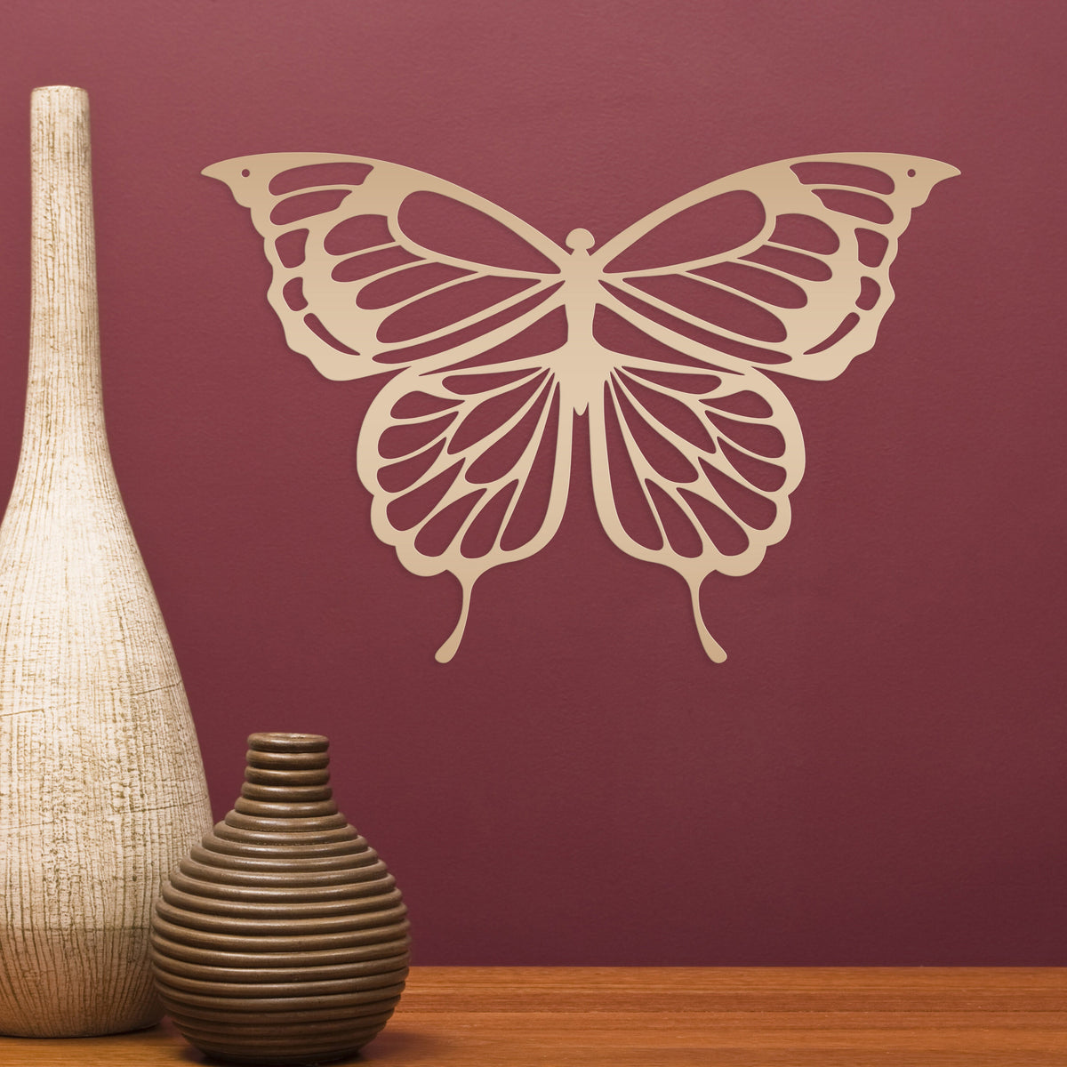 Butterfly Metal Home Décor Wall Sign