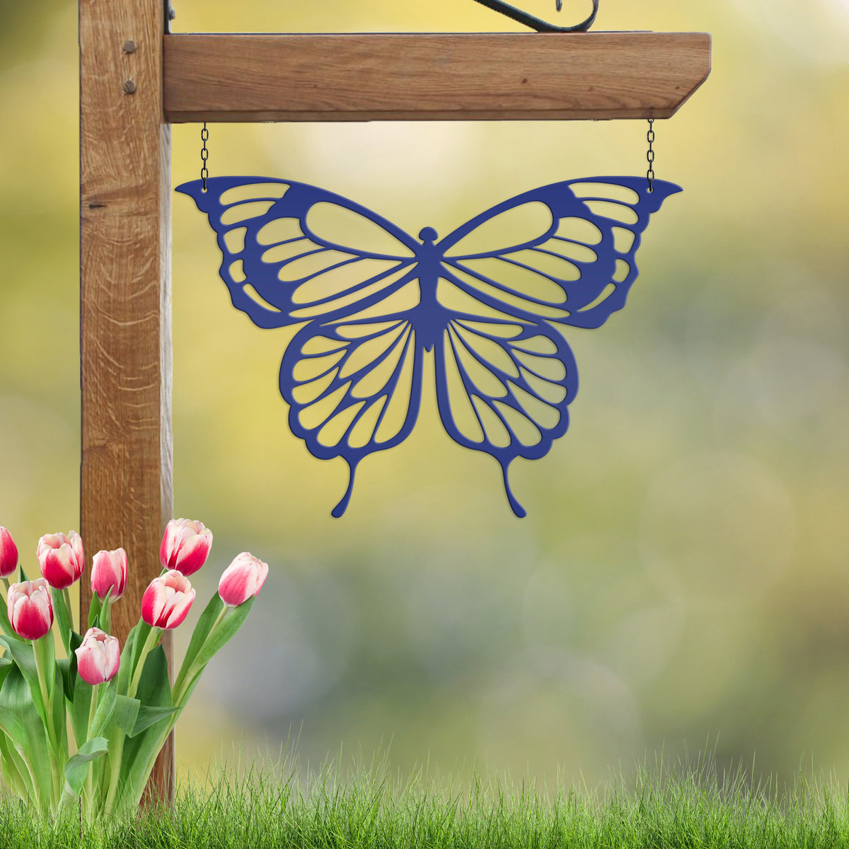Butterfly Metal Home Décor Wall Sign
