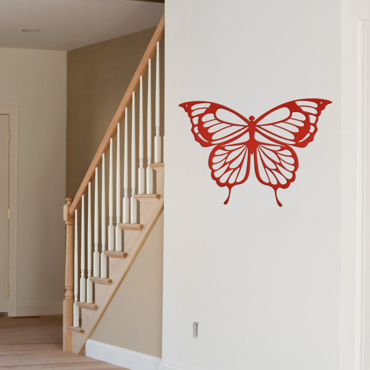 Butterfly Metal Home Décor Wall Sign
