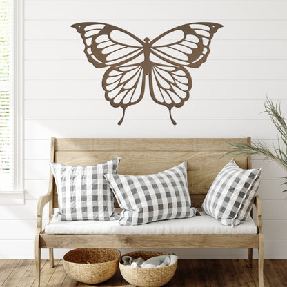 Butterfly Metal Home Décor Wall Sign