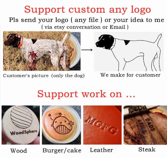 Custom Wood branding irons / Branding Iron for wood Custom leather branding iron / Electric Brand Iron / Wood burning stamp for Woodworkers