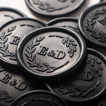 Custom Wax Seal Stickers, Pre-made Wax Seal, Wedding Wax Seal Stickers, Wedding Self-adhesive Wax Seal, Self-Adhesive Wax Seal Stickers