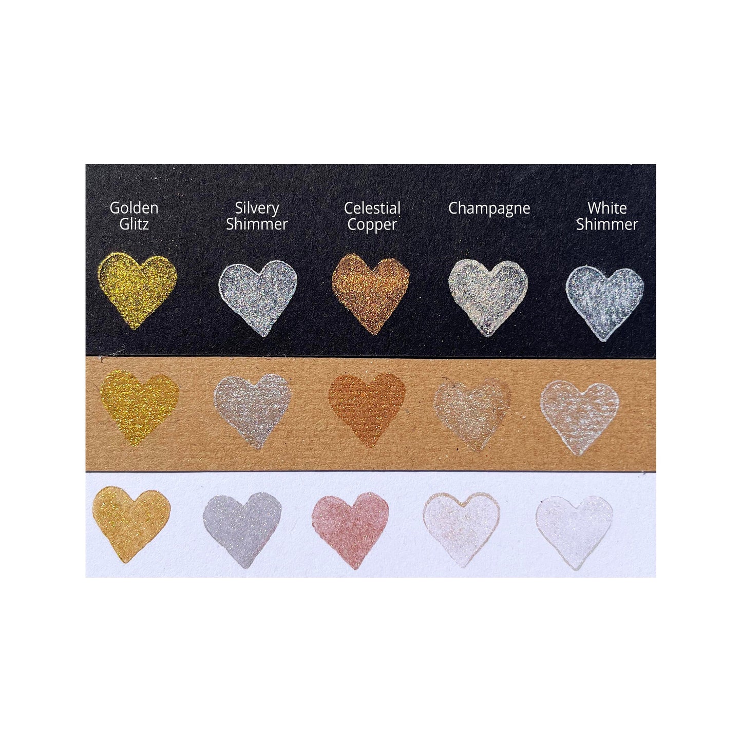 Delicata Celestial Copper Metallic Ink Pad: Vegan, Eco-Friendly, Archival-Quality for Rubber Stamps