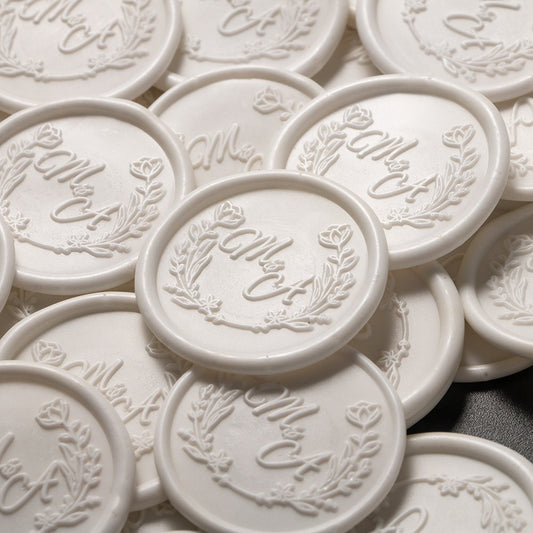 Custom Self-Adhesive Wax Seals, Custom Wax Seal Stickers, Wedding Invitation Wax Seal Stickers, Custom Wax Seals, Wedding Wax Seal Stickers