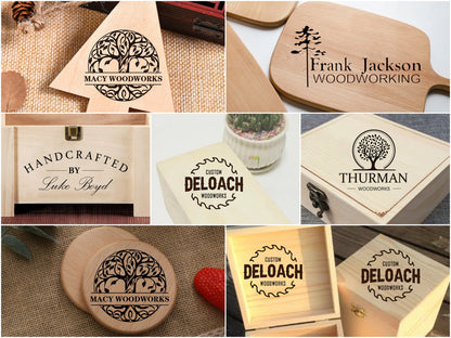 Custom Woodworking Branding Iron Personalized Wood branding stamp for Woodworker , Electric Wood Burning Stamp Gift For Christmas