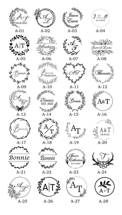 Self Adhesive Wax Seal Stickers For Gift Wrapping, Wedding Invitation Wax Seal Stickers, Custom Self-Adhesive Wax Seals, Custom Wax Seals