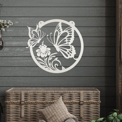 Butterfly Sign, Mother's Day Gift Idea, Gift for Grandma, Indoor Outdoor Nature Scene Art