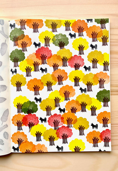 Tree Rubber Stamp Set | Hand Carved Stamps | Nature Inspired Design | Style No.2