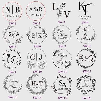 Self Adhesive Wax Seal Stickers For Gift Wrapping, Wedding Invitation Wax Seal Stickers, Custom Self-Adhesive Wax Seals, Custom Wax Seals