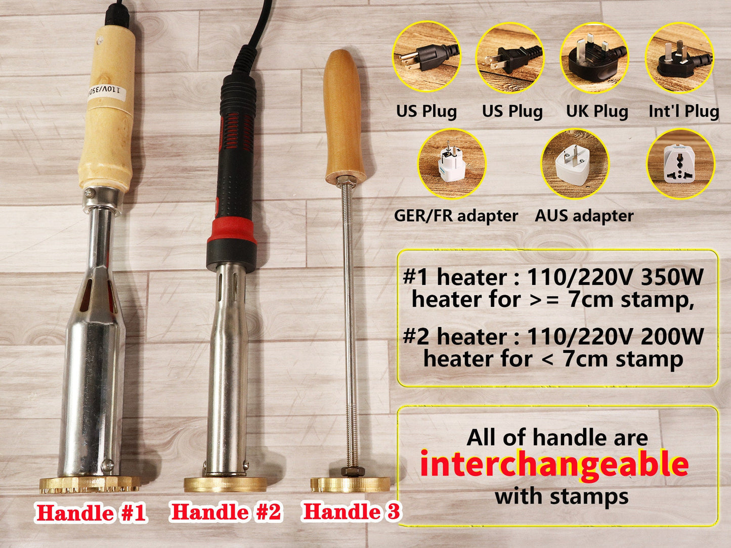 Custom Wood Burning Stamp With Electric Iron Personalized Branding Iron For Woodworking Make your logo stamp