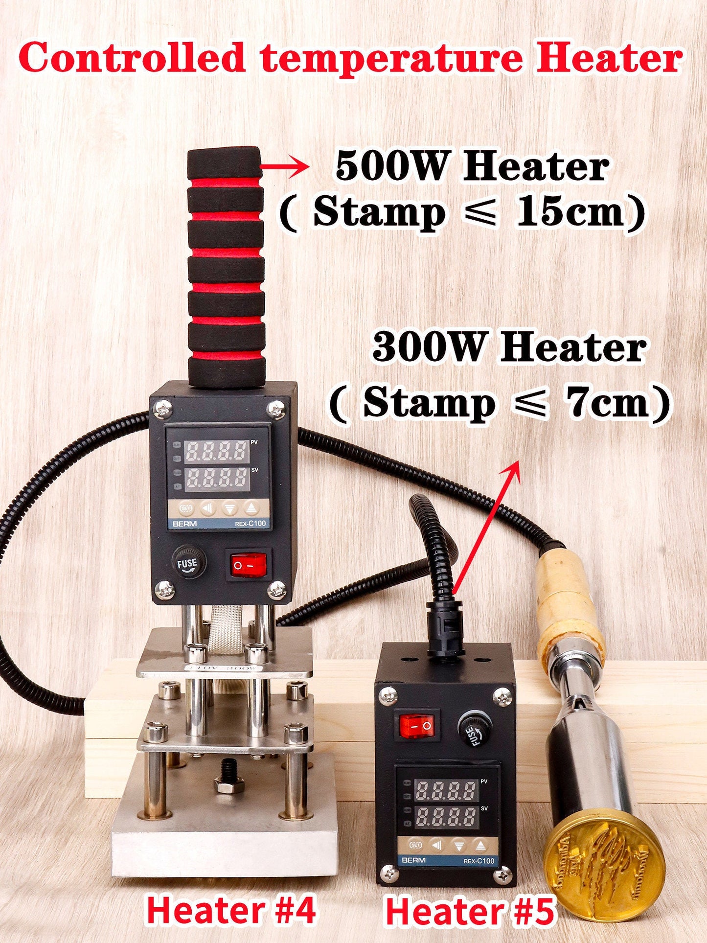 Custom Wood Burning Stamp With Electric Iron Personalized Branding Iron For Woodworking Make your logo stamp