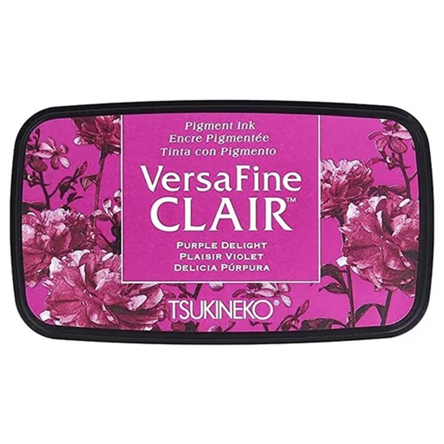 VersaFine Clair Purple Delight Ink Pad: Fast-Drying, Eco-Friendly Tsukineko for Fine Detail Stamping