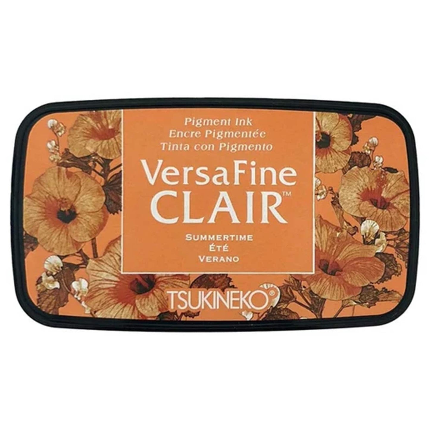 VersaFine Clair Summertime Orange Ink Pad: Fast-Drying, Eco-Friendly for Fine Detail Stamping