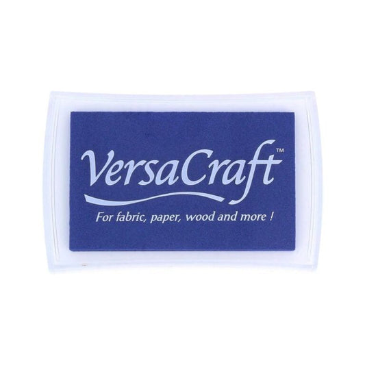 Ultramarine Blue Fabric Ink Pad for Stamping on Paper, Card, and Wood