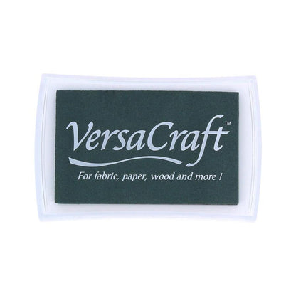 Forest Green VersaCraft Ink Pad for Fabric, Paper, Wood, and Card Stamping - Multipurpose Crafting
