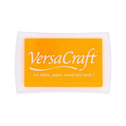 Lemon Yellow VersaCraft Ink Pad for Fabric, Paper, Wood & Card Stamping - Multipurpose Crafting