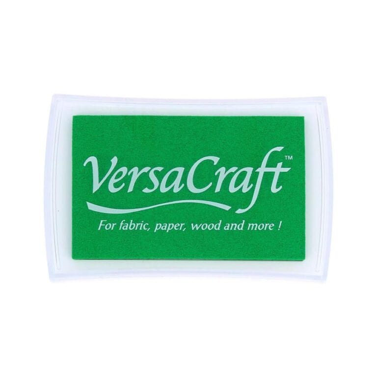 Spring Green Versacraft Ink Pad for Fabric Stamping, Paper, Card Crafting.