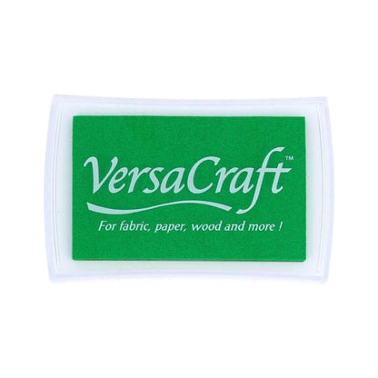 Spring Green Versacraft Ink Pad for Fabric Stamping, Paper, Card Crafting.