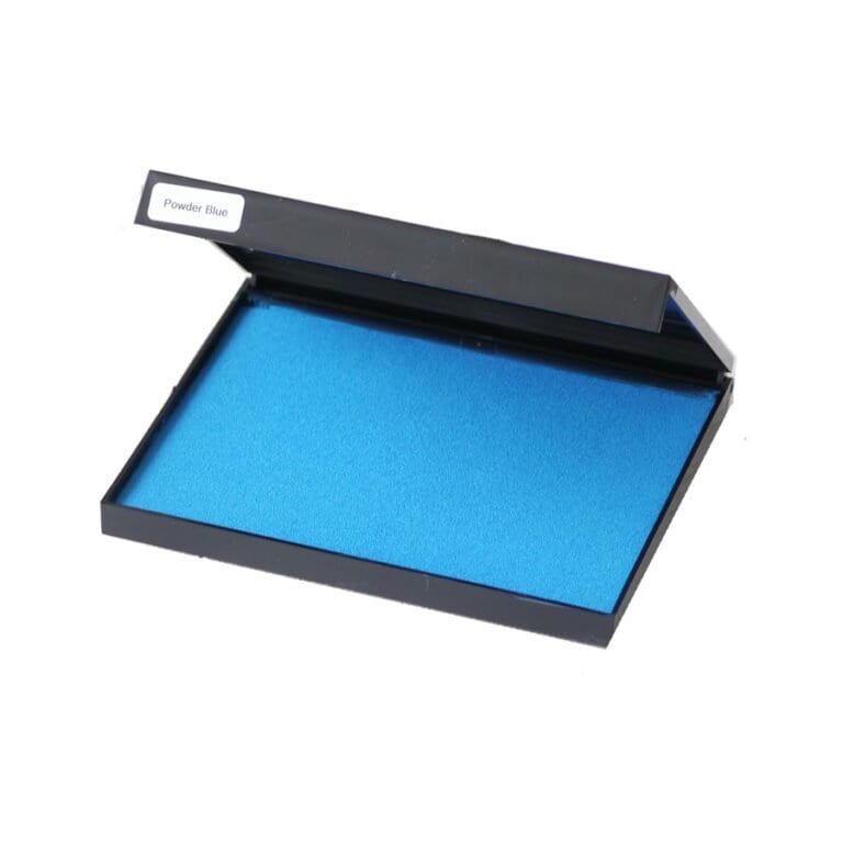 Extra Large Powder Blue Ink Pad for Rubber Stamping, Crafting, and Scrapbooking Projects