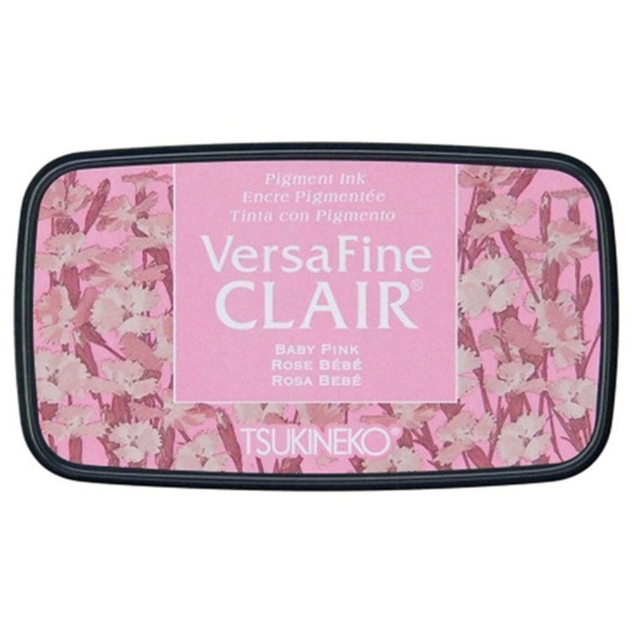 VersaFine Clair Baby Pink Ink Pad: Fine Detail, Fast Drying