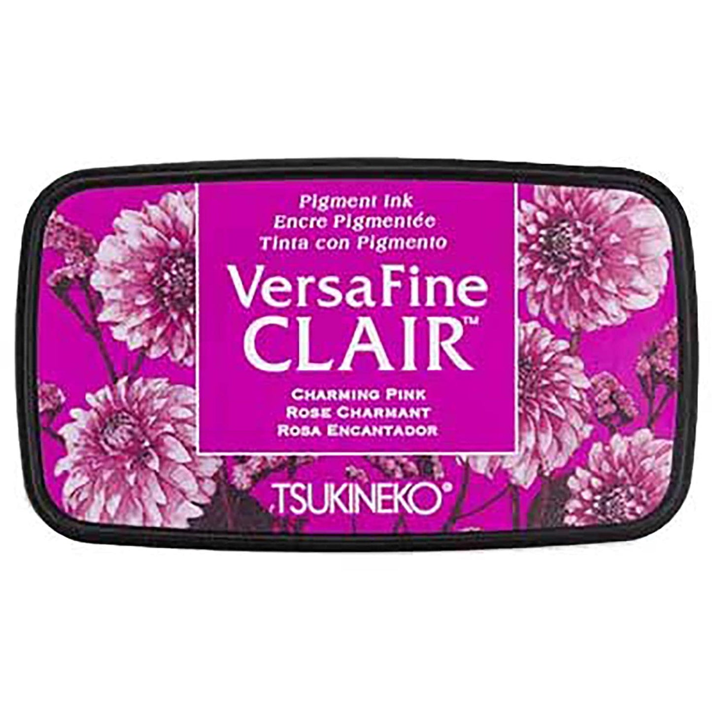 VersaFine Clair Charming Pink Ink Pad for Fine Detail Stamping and Fast Drying