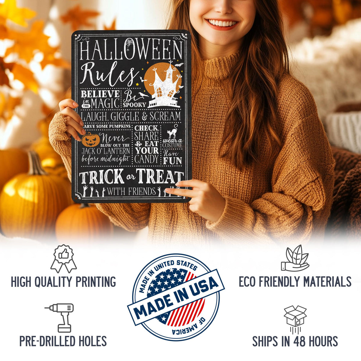 Halloween Signs, Halloween Decor, Cute Halloween Decor, Spooky Season, Halloween Gifts, Halloween Lover, Trick Or Treat, Seasonal Signs