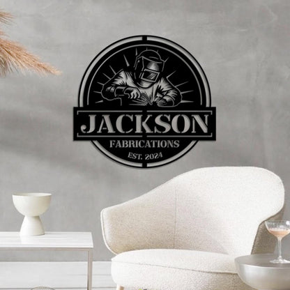Custom Welder Metal Sign LED Lights, Personalized Welder Name Sign Decoration For Room, Welder Metal LED Decor, Welder Gift Christmas Gift
