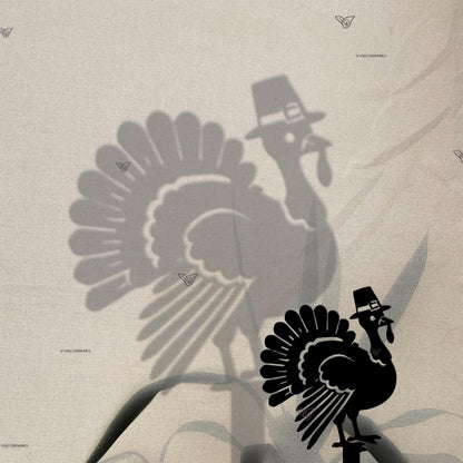 Thanksgiving Turkey Shadow Caster Metal Stake, Thanksgiving Gift Outdoor Decoration, Garden Stake, Thanksgiving Shadow Caster, Turkey Stake