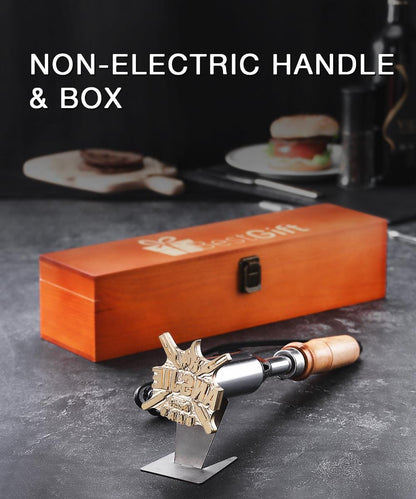 Branding Iron for Burgers Personalized , Custom Meat Branding Iron For Food.