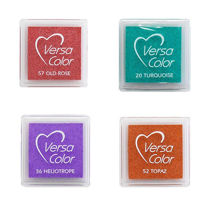 Tsukineko VersaColor Mini Ink Pad Set: Indie Colors, Fast Drying