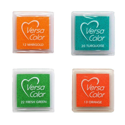 Tsukineko Mini Ink Pad Set: Fast-Drying, Eco-Friendly Stamps for Crafting & Party Decorations