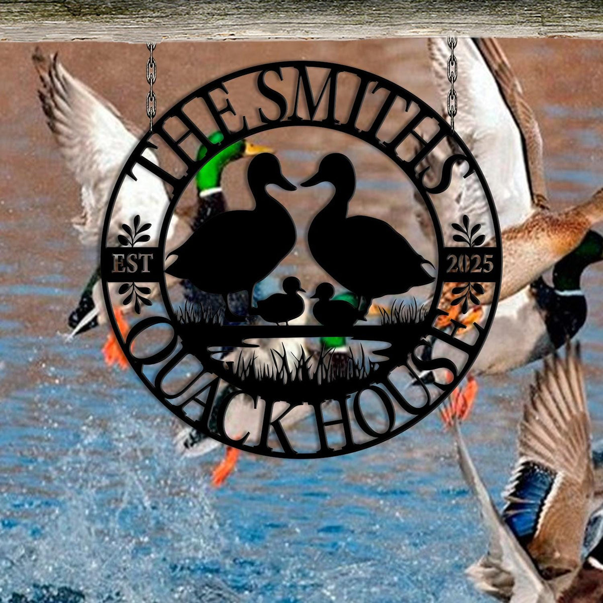 Custom Duck Farm Sign, Custom Quack House Decor, Lake House Metal Sign, Duck Shack Sign, Farmhouse Sign, Quack Shack Sign, Duck Pond Decor