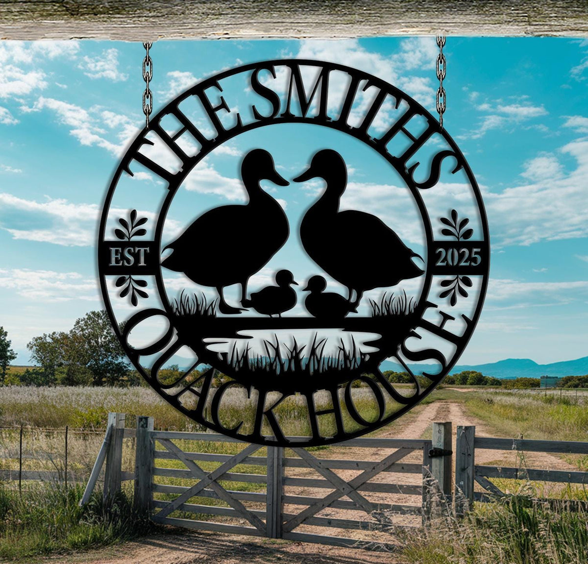 Custom Duck Farm Sign, Custom Quack House Decor, Lake House Metal Sign, Duck Shack Sign, Farmhouse Sign, Quack Shack Sign, Duck Pond Decor